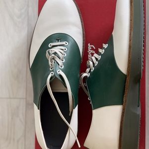 Salvatore Ferragamo Two Tone Leather Oxford Derby